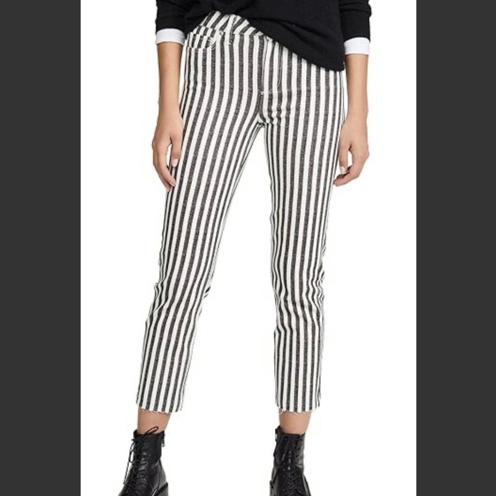 Paige Hoxton Straight Ankle Jeans